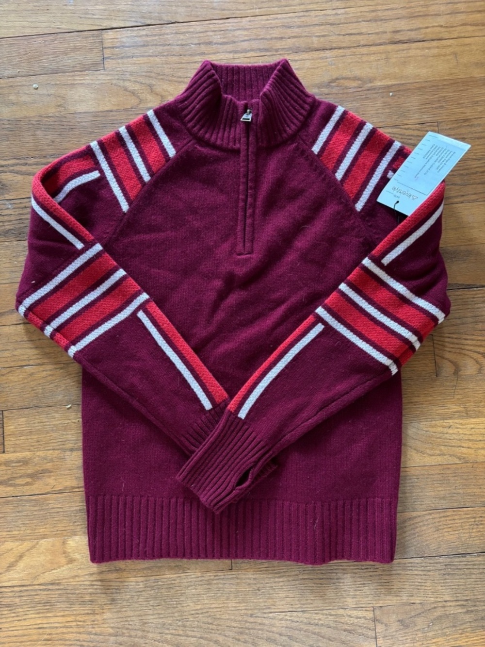 Alps & Meters Womens Slalom Knit Sweater Medium NEW